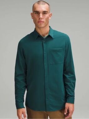Lululemon Commission Long-Sleeve Shirt - Storm Teal